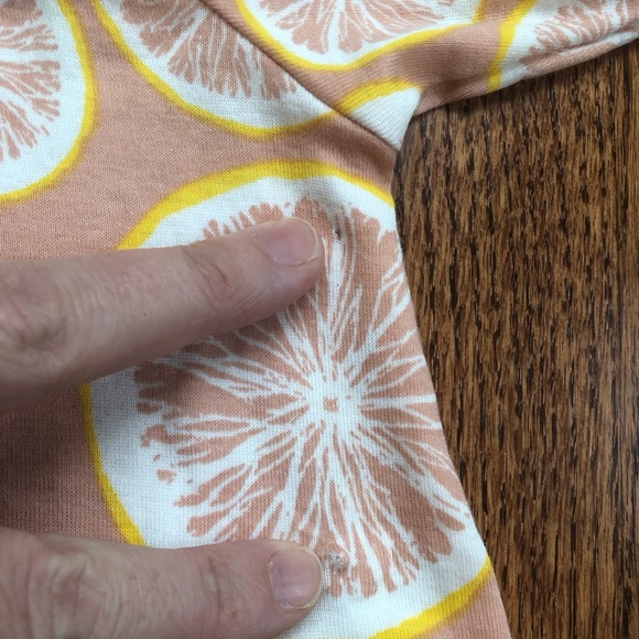 NEW Milkbarn Grapefruit Dress & Leggings Set 3-6 Months - Picture 6 of 8